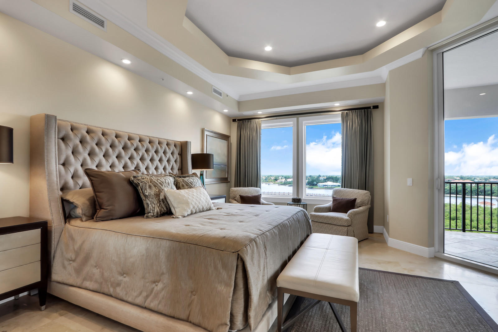 500 Highway 1, Unit 602 Jupiter, FL 33477 - Photo 15 of 61 Master Suite Tray Ceilings