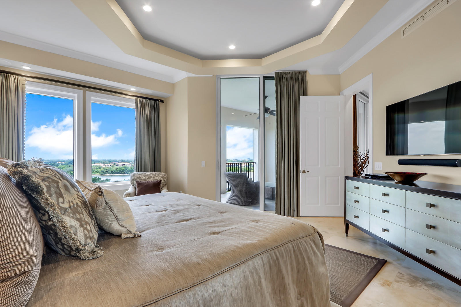 500 Highway 1, Unit 602 Jupiter, FL 33477 - Photo 16 of 61 Master Suite, Balcony Access