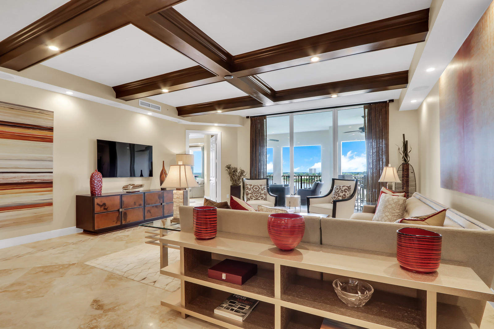 500 Highway 1, Unit 602 Jupiter, FL 33477 - Photo 3 of 61 Custom Ceiling Beams