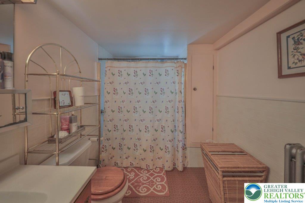 2485 Summer Mountain Road Palmerton, PA 18071 - Photo 17 of 38 a bathroom with a toilet and a shower