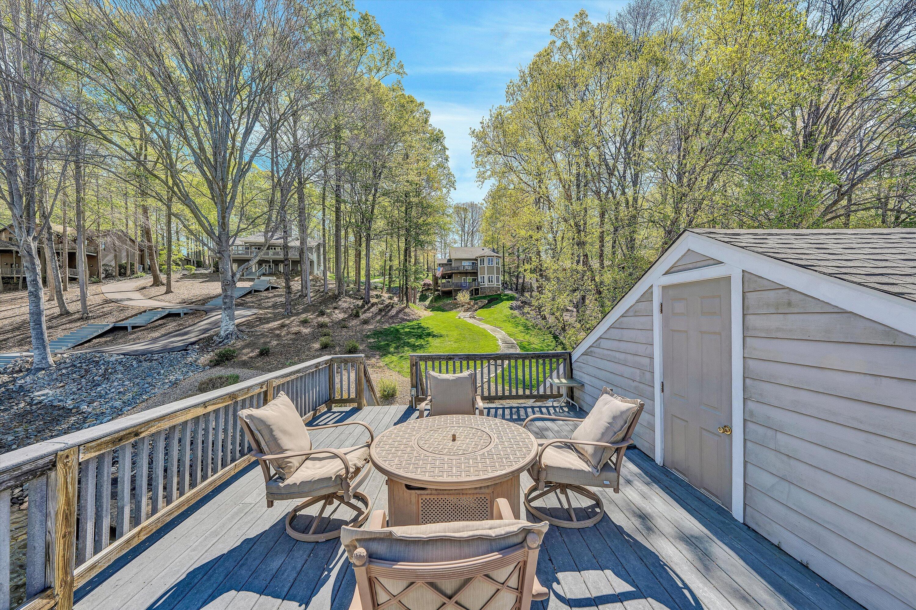 145 Channelview Drive Moneta, VA 24121 - Photo 11 of 62 a view of balcony with furniture