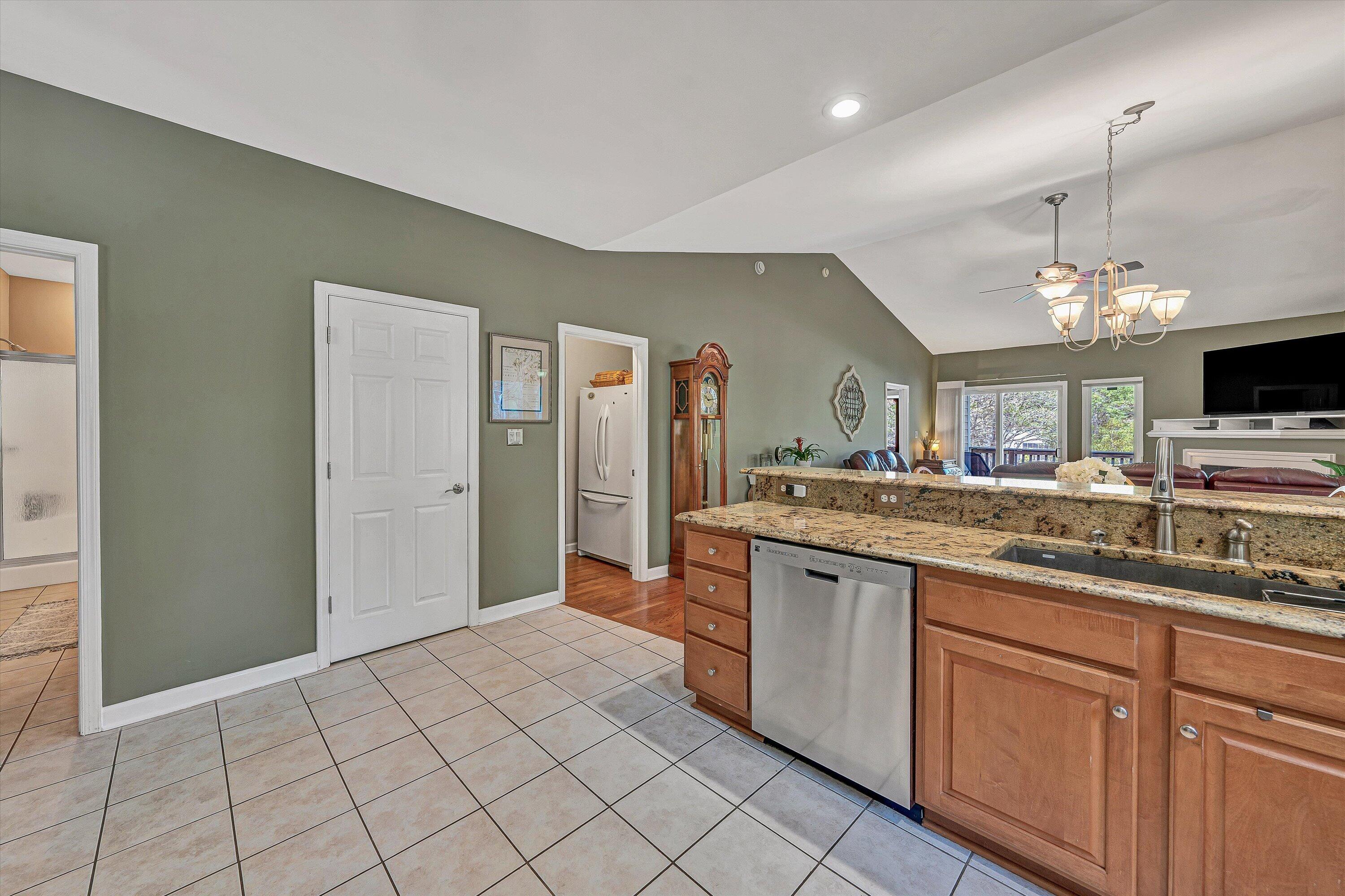 145 Channelview Drive Moneta, VA 24121 - Photo 29 of 62 a spacious bathroom with a granite countertop sink a mirror and a shower