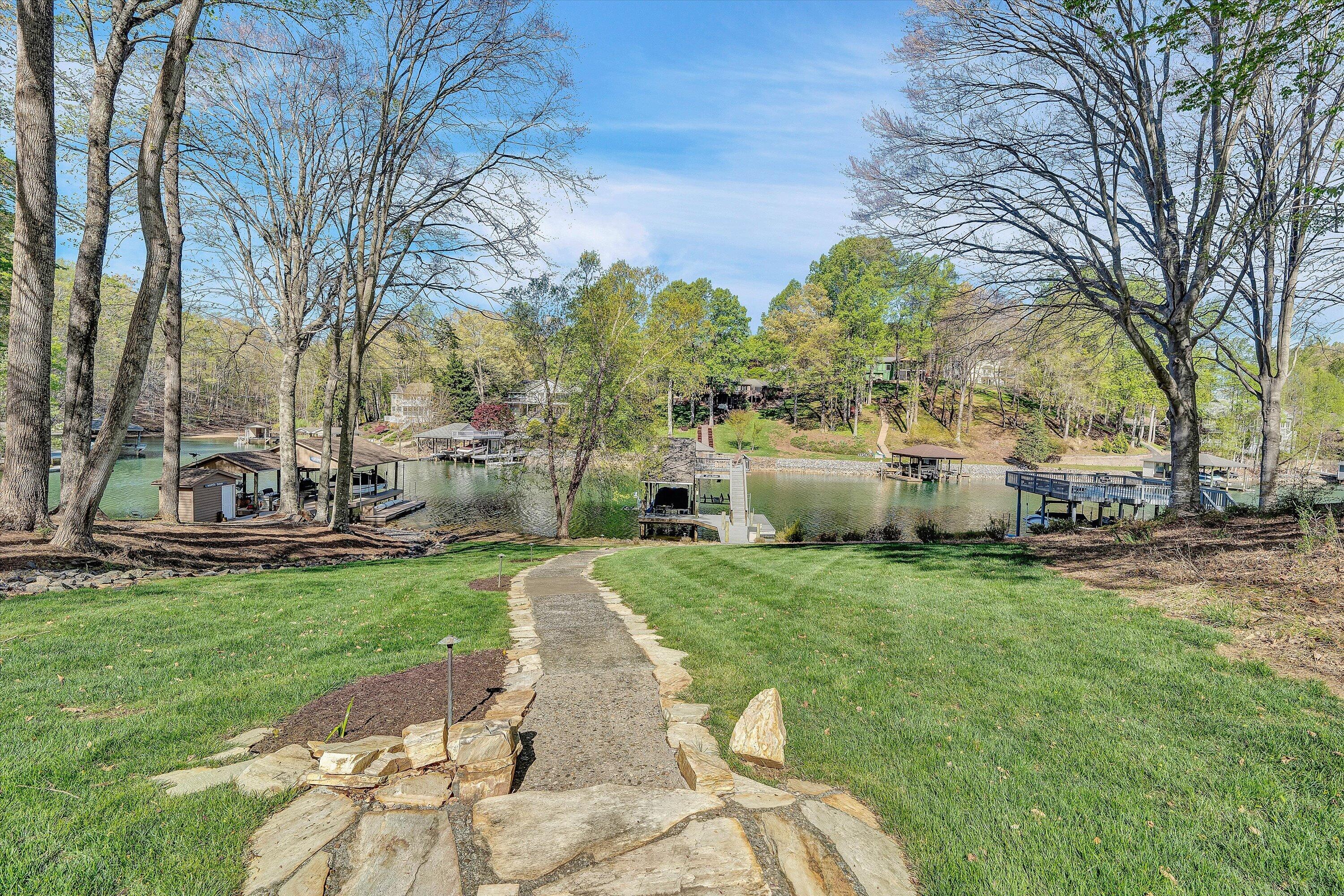 145 Channelview Drive Moneta, VA 24121 - Photo 59 of 62 a view of a garden with a house