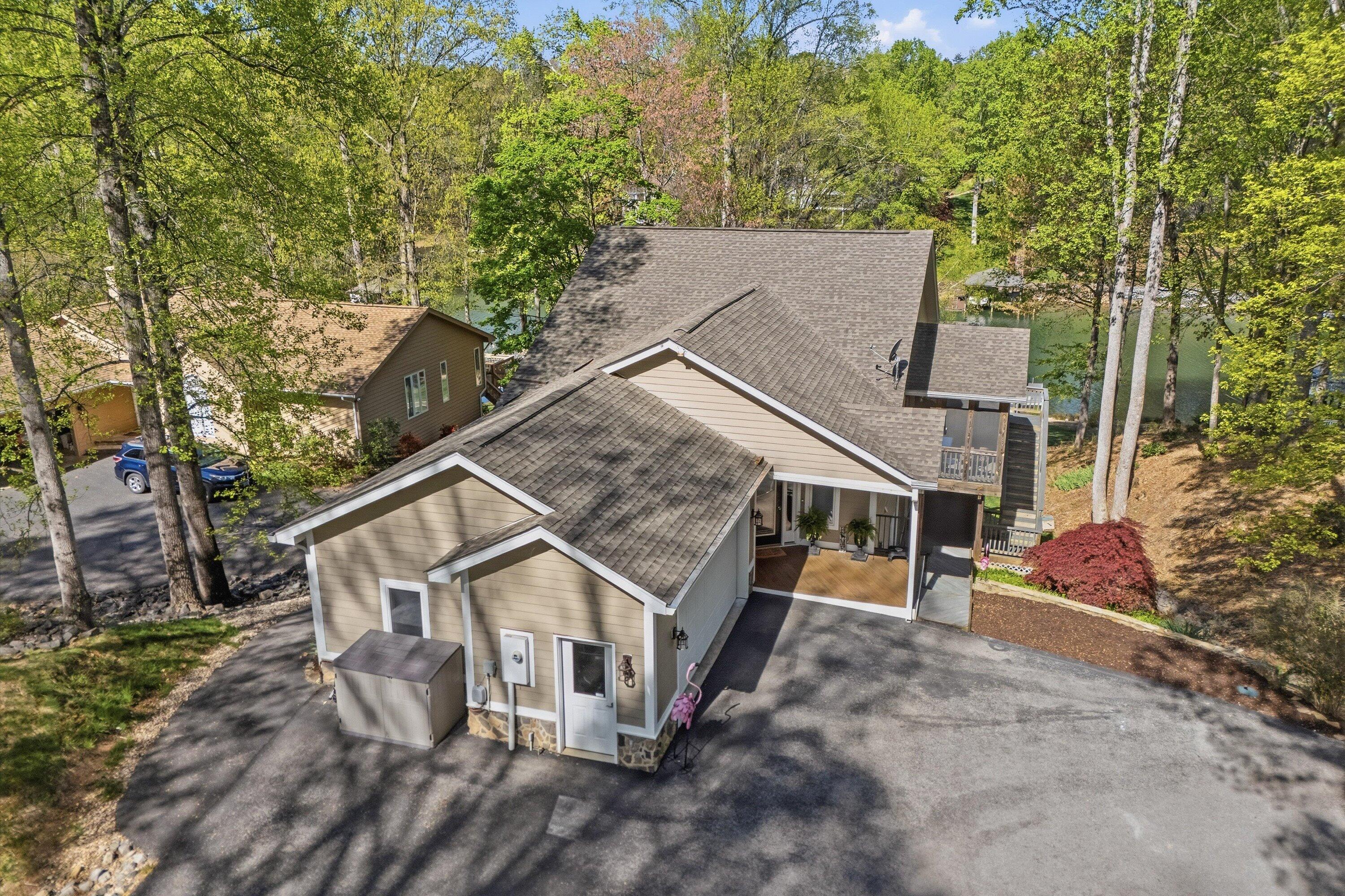 145 Channelview Drive Moneta, VA 24121 - Photo 61 of 62 front view of a house with a yard