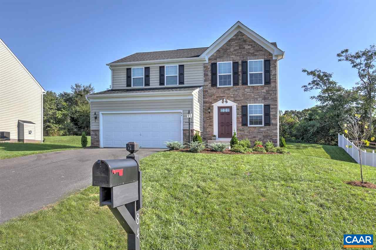 84 Ridgemont Road Ruckersville, VA 22968 - Photo 3 of 26 a front view of a house with garden