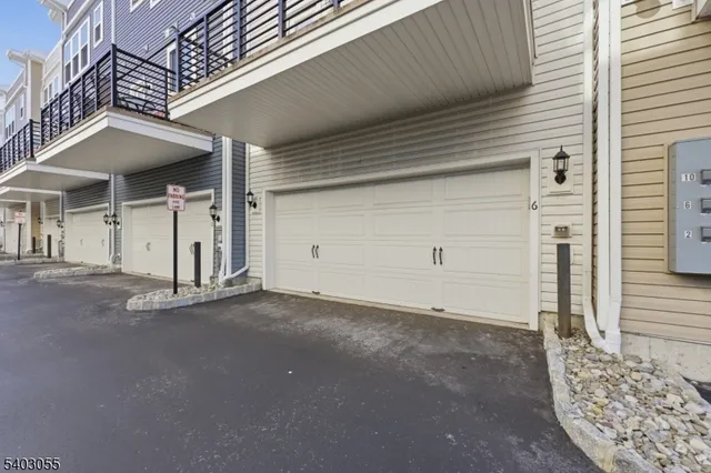 a view of a house with a garage