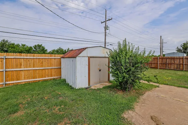 a view of a garden with a play ground