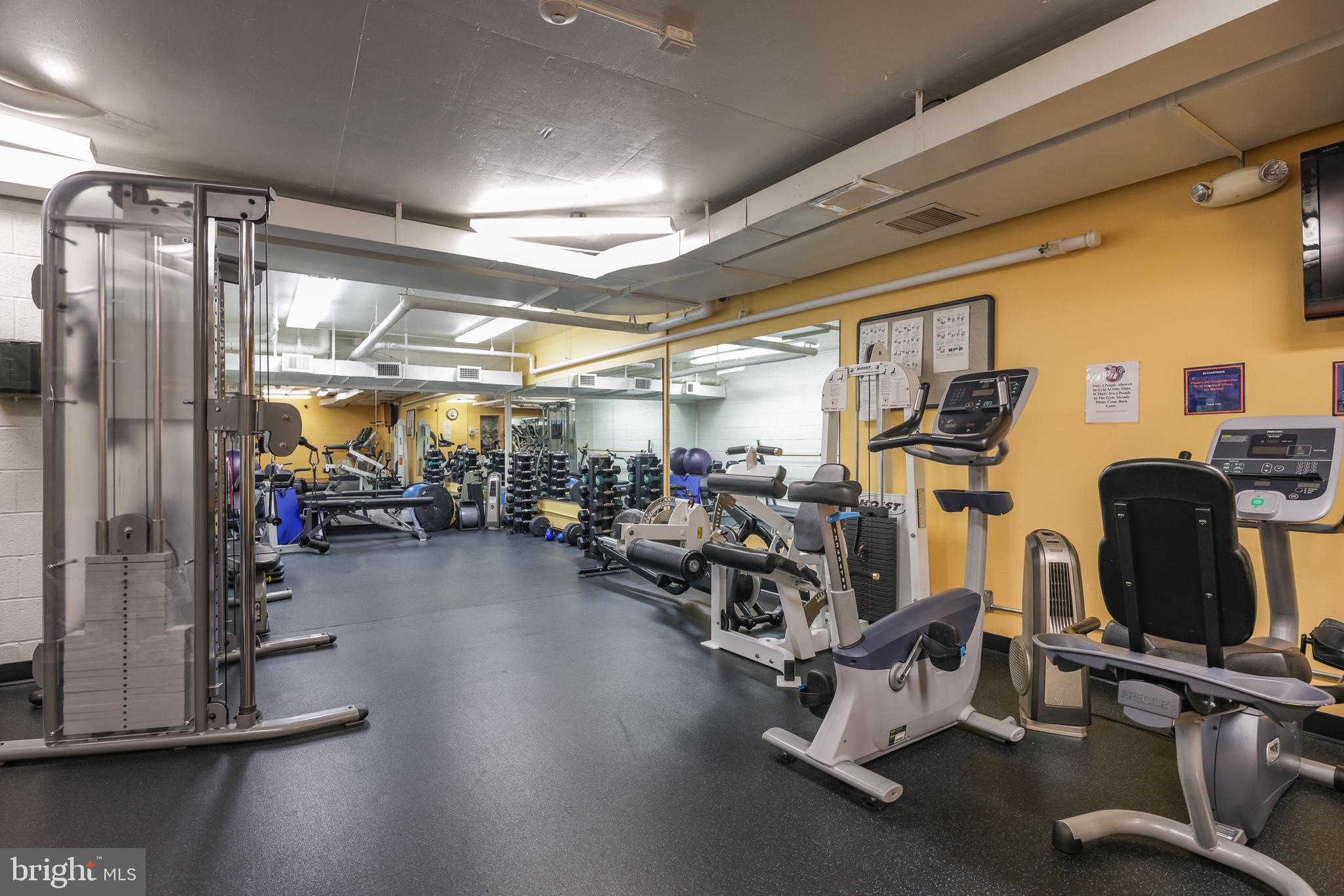 2700 Virginia Avenue Northwest, Unit 109 Washington, DC 20037 - Photo 38 of 47 a view of a room with gym equipment
