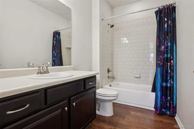 a bathroom with a sink a toilet and bathtub