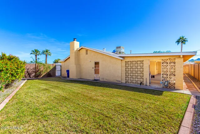 a view of a porch with a backyard