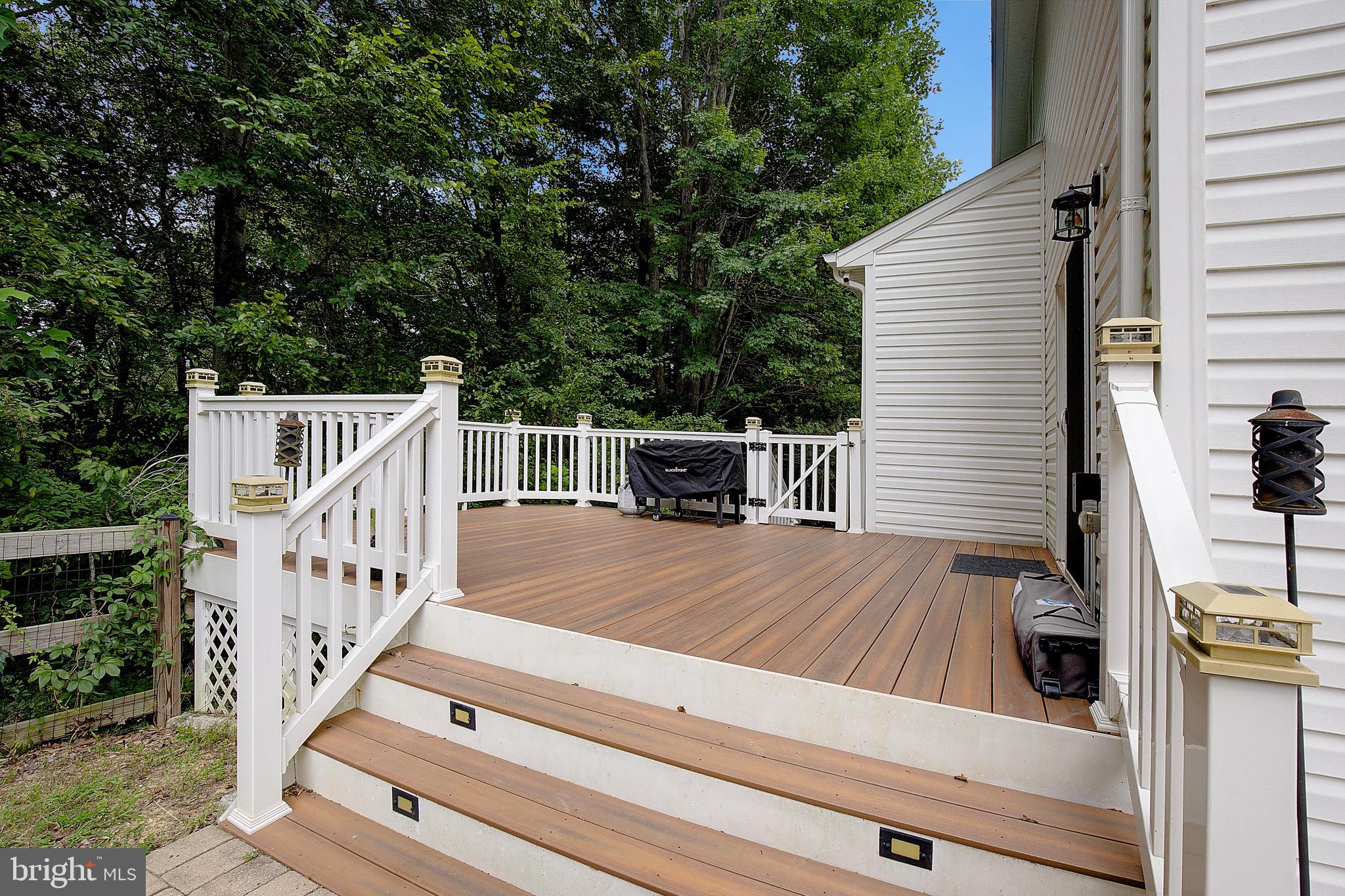 650 Stratton Place Prince Frederick, MD 20678 - Photo 50 of 51 a view of deck with seating space and trees