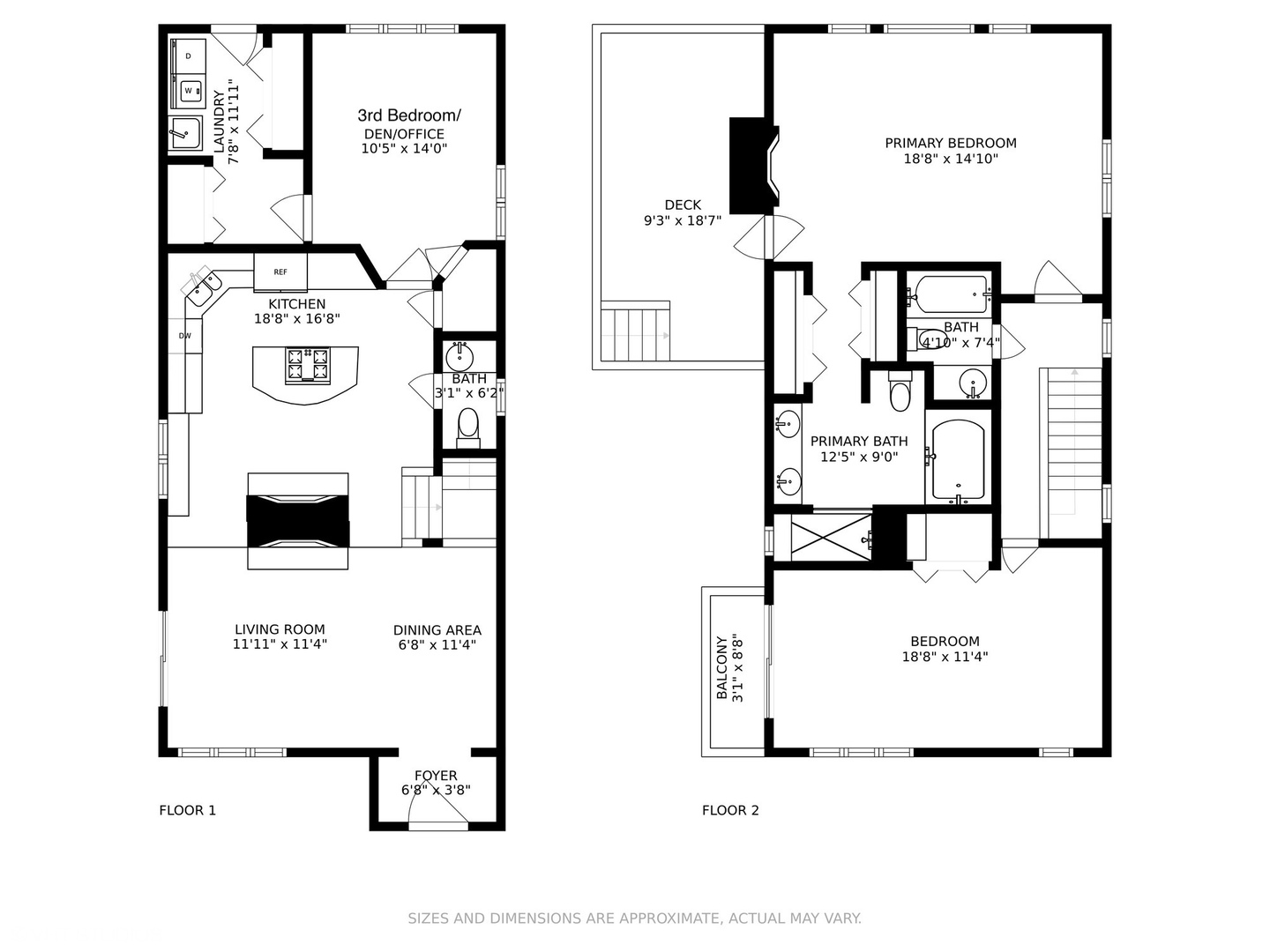 515 Maple Avenue Wilmette, IL 60091 - Photo 22 of 24 a picture of a open kitchen with a white wall and black white kitchen