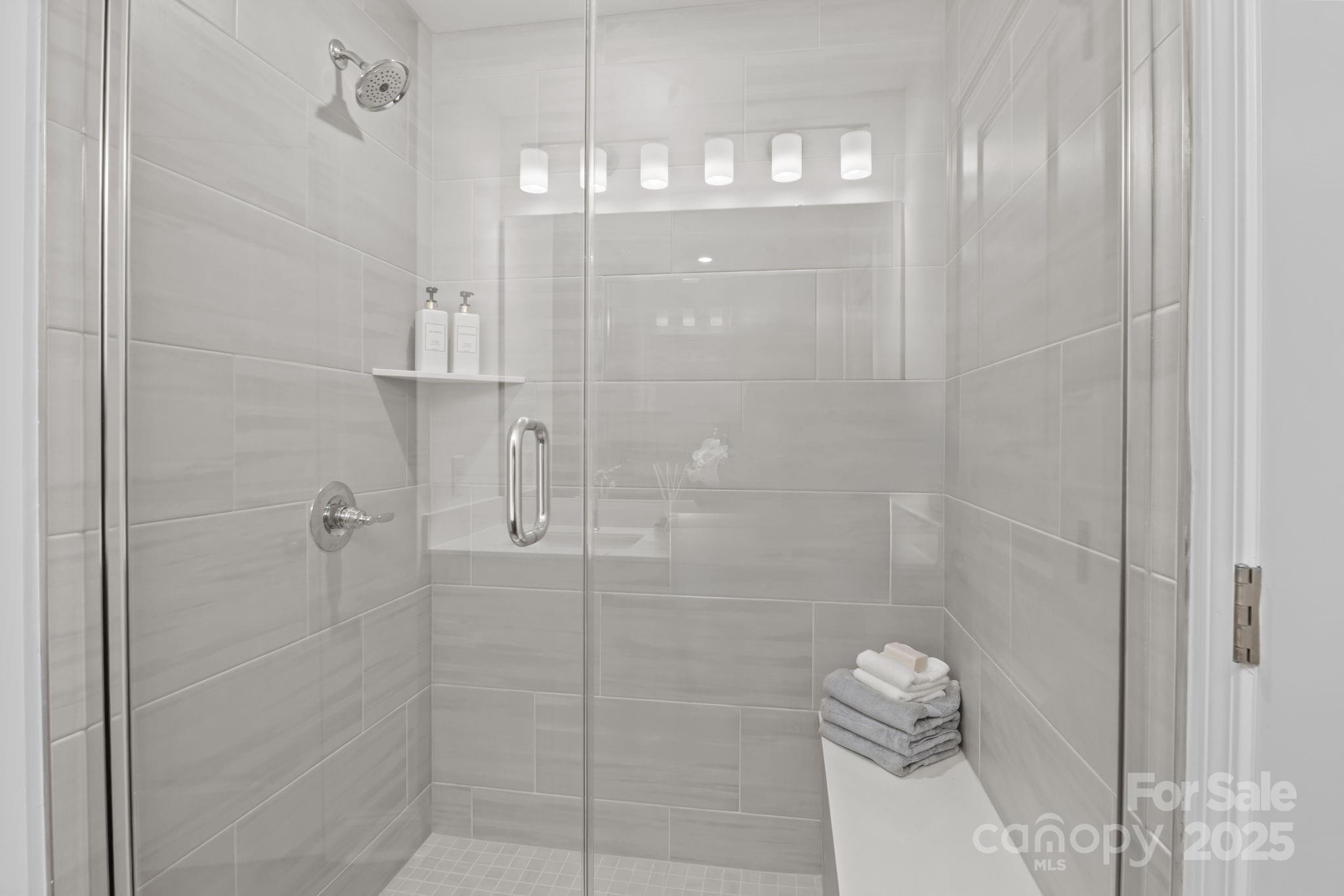 7716 Ethora Way, Unit 2 Charlotte, NC 28216 - Photo 18 of 30 a bathroom with a shower