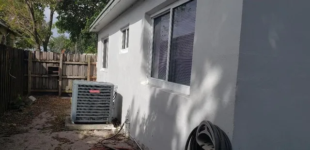 a view of outdoor space and deck