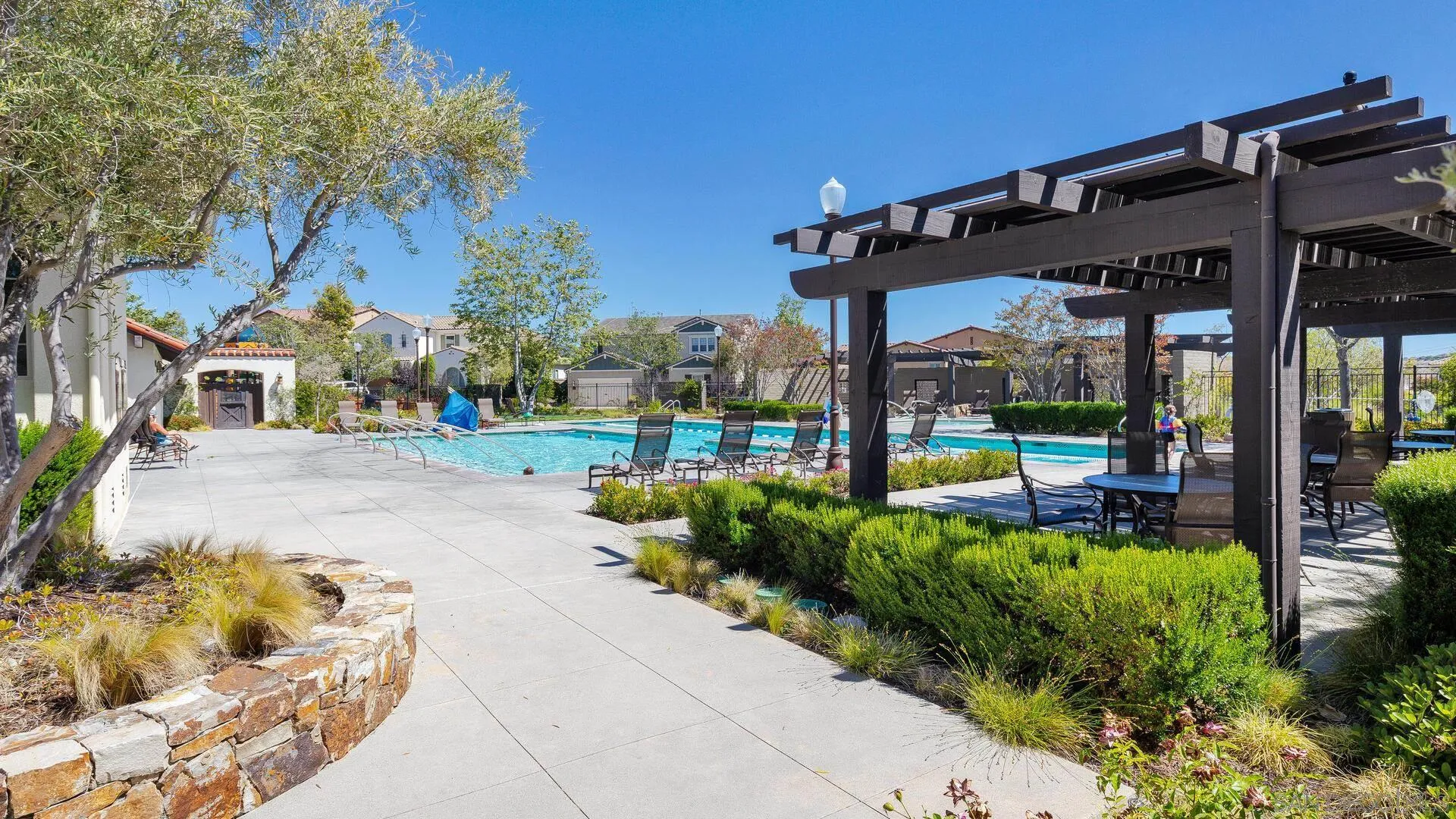 15575 Tanner Ridge Road San Diego, CA 92127 - Photo 38 of 41 a view of a swimming pool with a patio