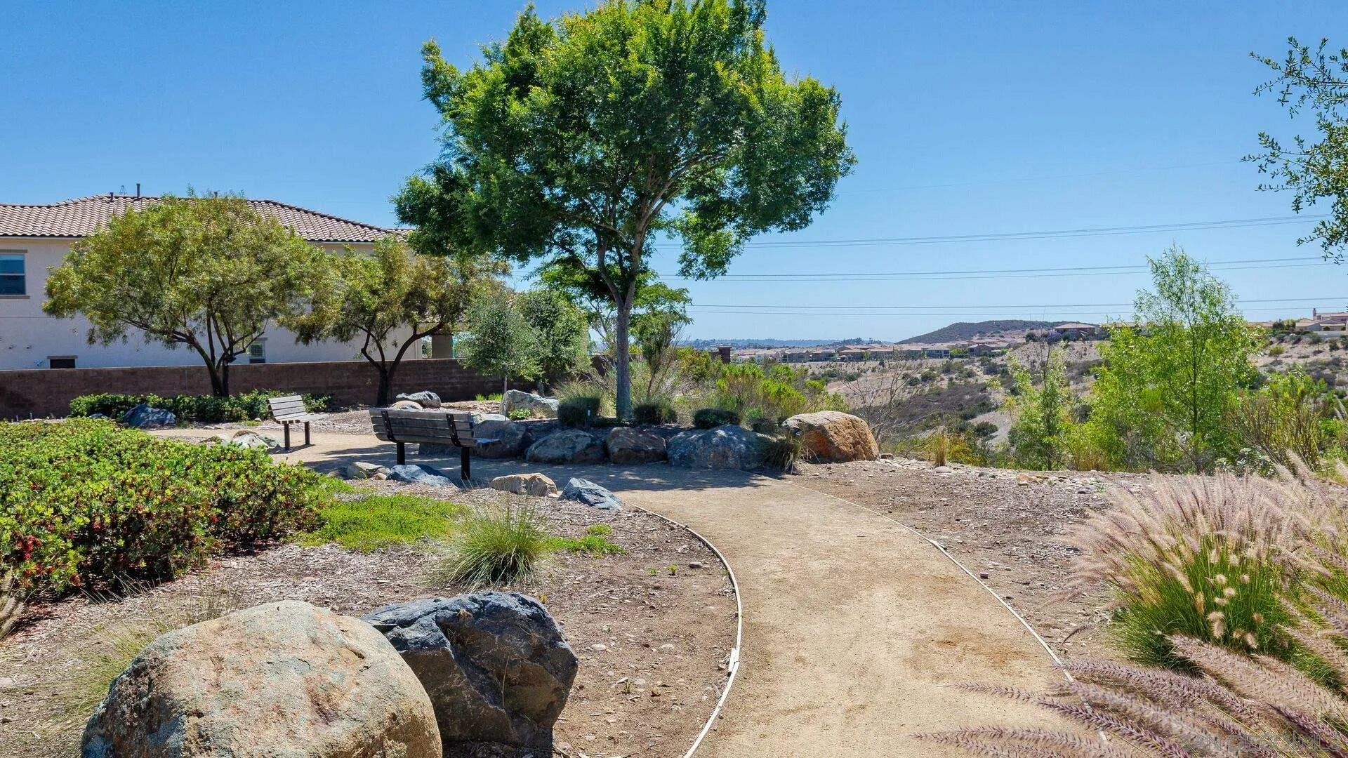 15575 Tanner Ridge Road San Diego, CA 92127 - Photo 40 of 41 a view of a backyard with sitting area