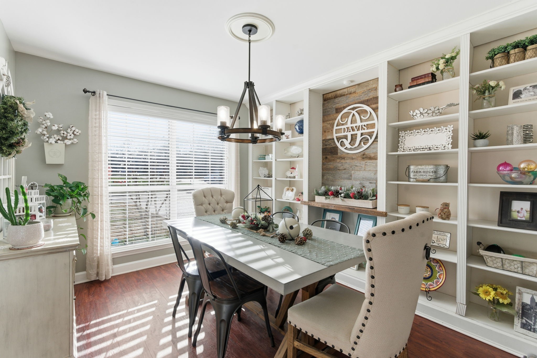 1766 Witt Way Drive Spring Hill, TN 37174 - Photo 13 of 36 a view of a dining room with furniture window and wooden floor