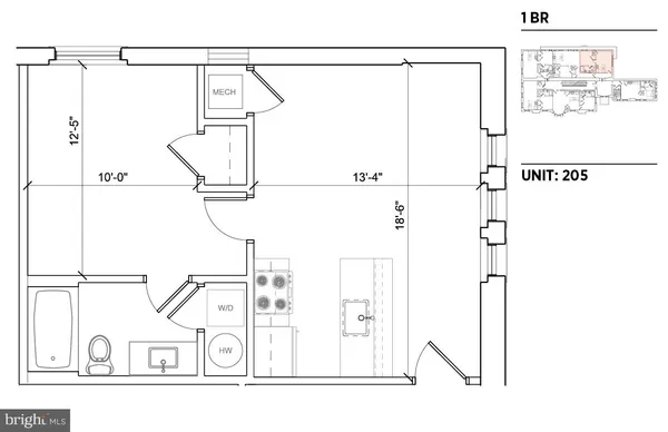 $1,205 | 1304 St Paul Street, Unit 1BR, Baltimore, MD 21202