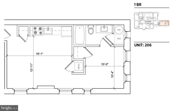 $1,205 | 1304 St Paul Street, Unit 1BR, Baltimore, MD 21202