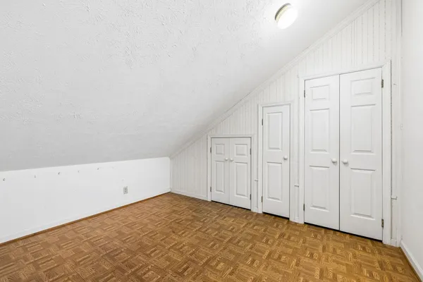 an empty room with a natural light