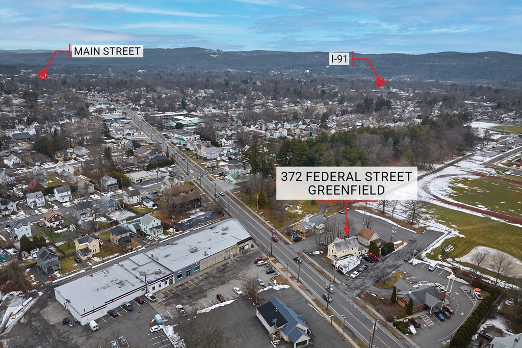 372 Federal Street Greenfield, MA 01301 - Photo 15 of 22 an aerial view of a city
