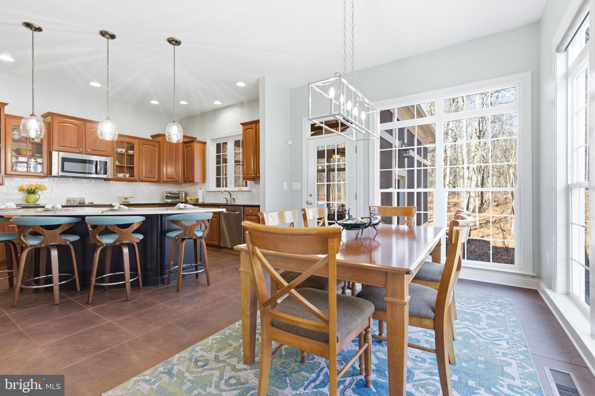 22455 Pine Ridge Court Ashburn, VA 20148 - Photo 32 of 99 Breakfast Nook & Entrance to the garage