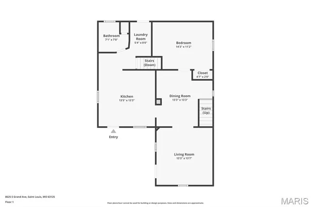 $130,000 | 8625 South Grand Avenue, St. Louis, MO 63125