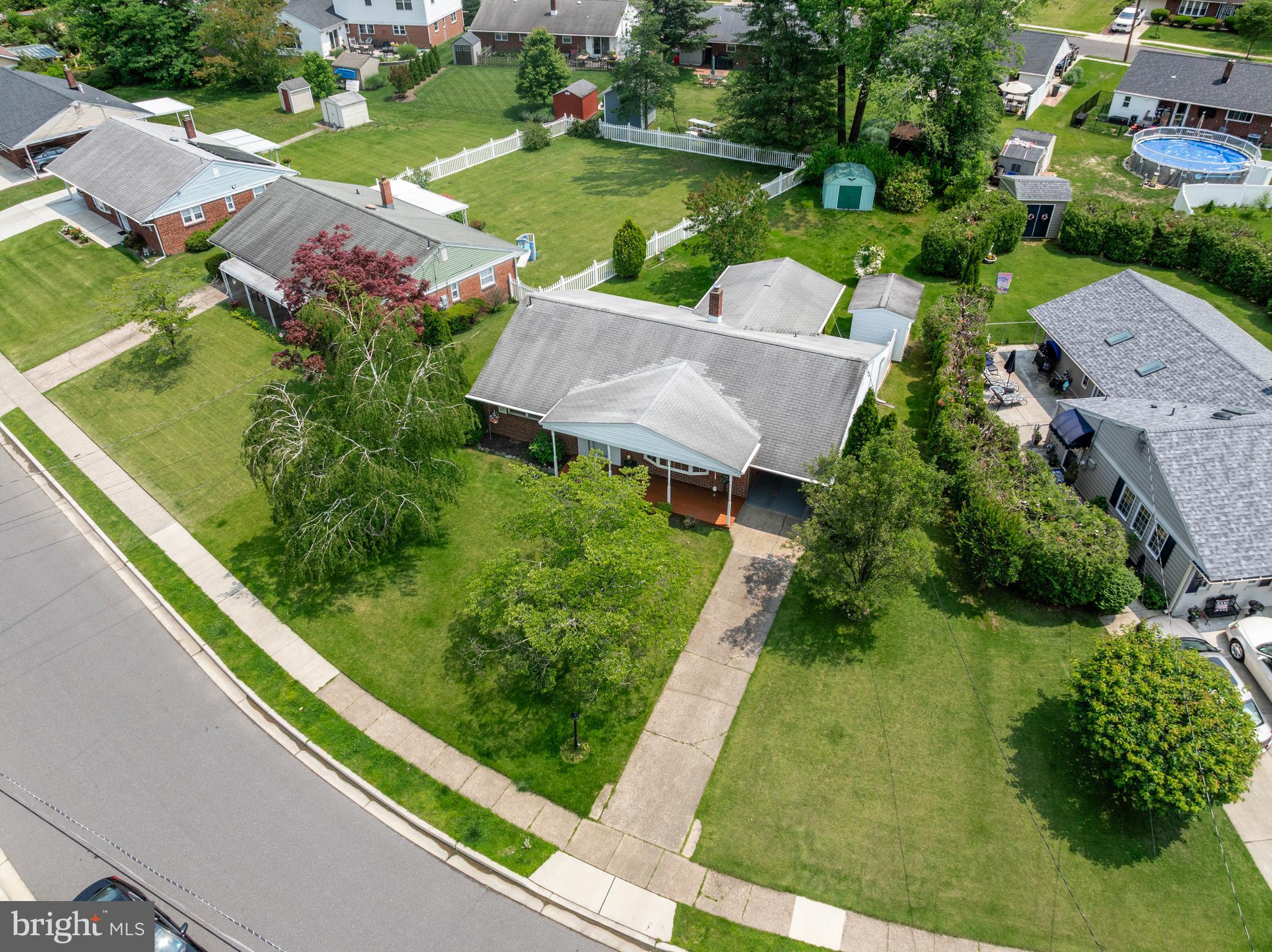 225 Buckner Avenue Haddonfield, NJ 08033 - Photo 22 of 24 an aerial view of a house