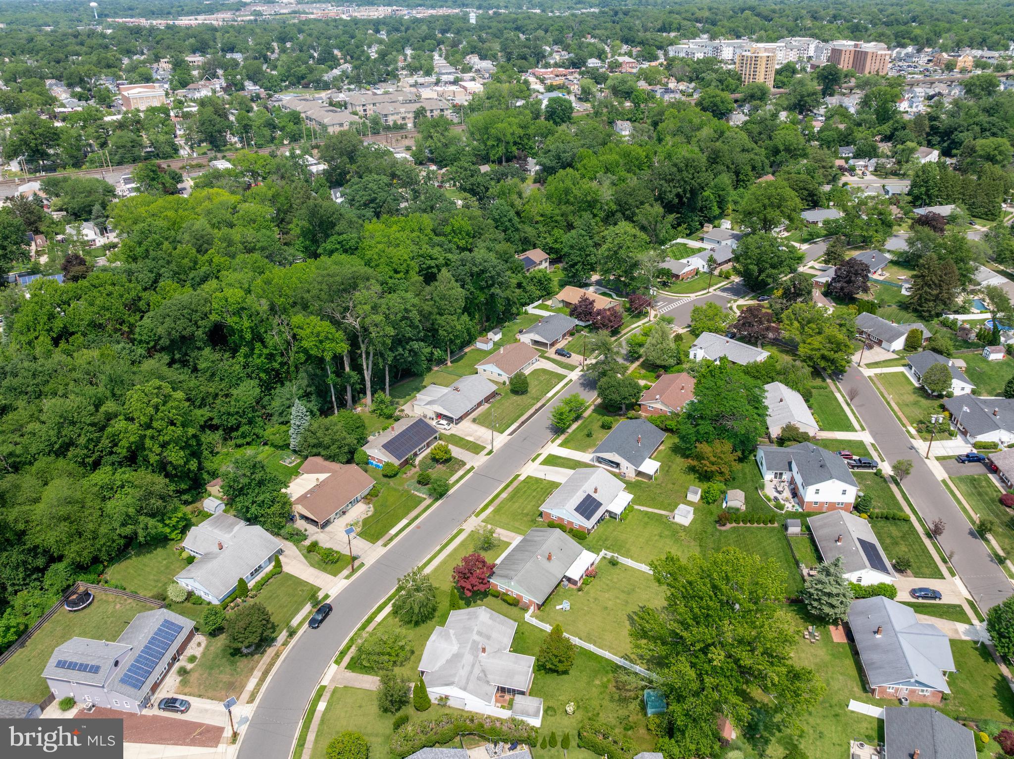 225 Buckner Avenue Haddonfield, NJ 08033 - Photo 24 of 24 an aerial view of residential houses with outdoor space
