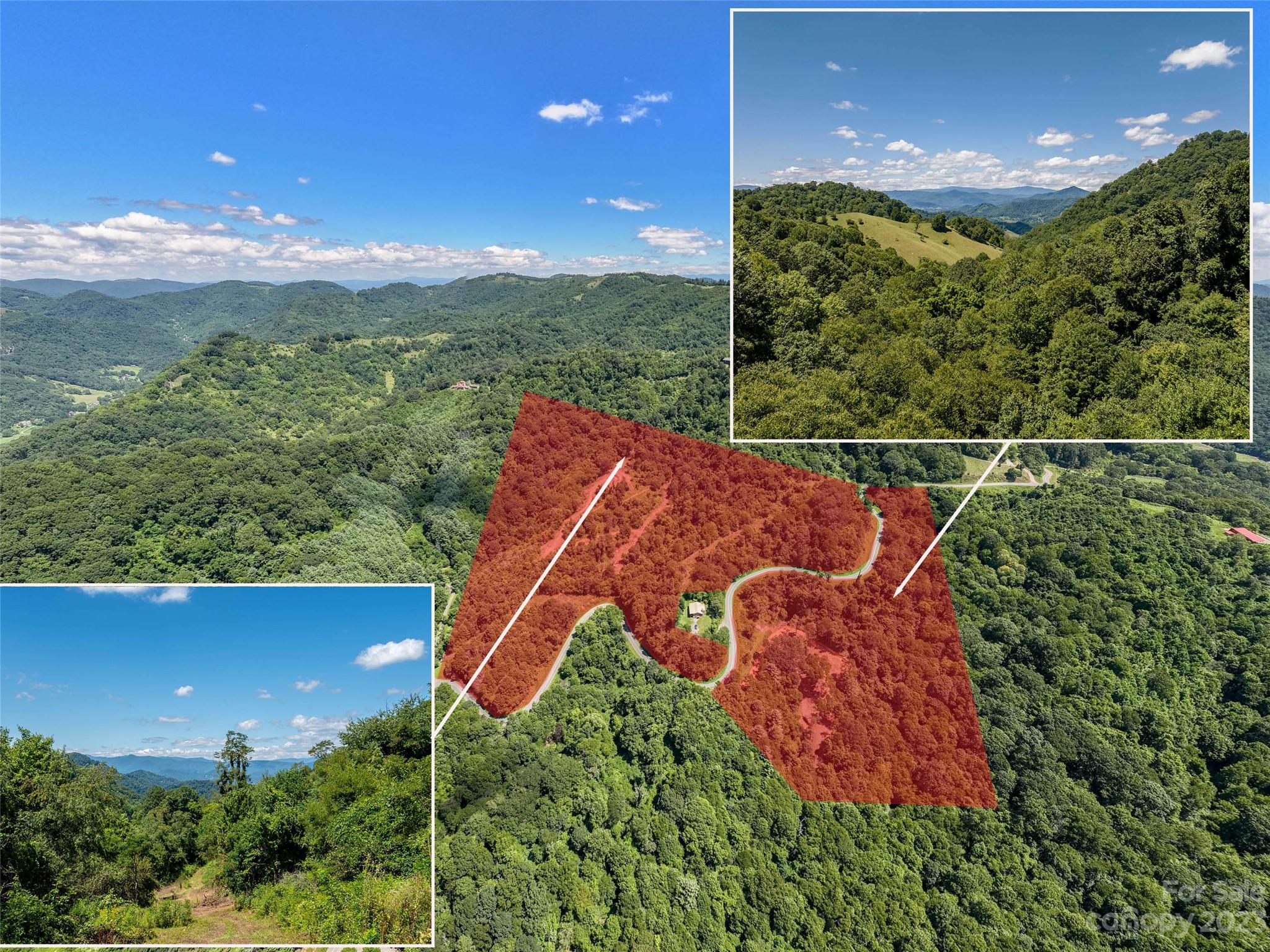 0 Runaway Ridge Clyde, NC 28721 - Photo 24 of 26 an aerial view of a house with a yard basket ball court and outdoor seating