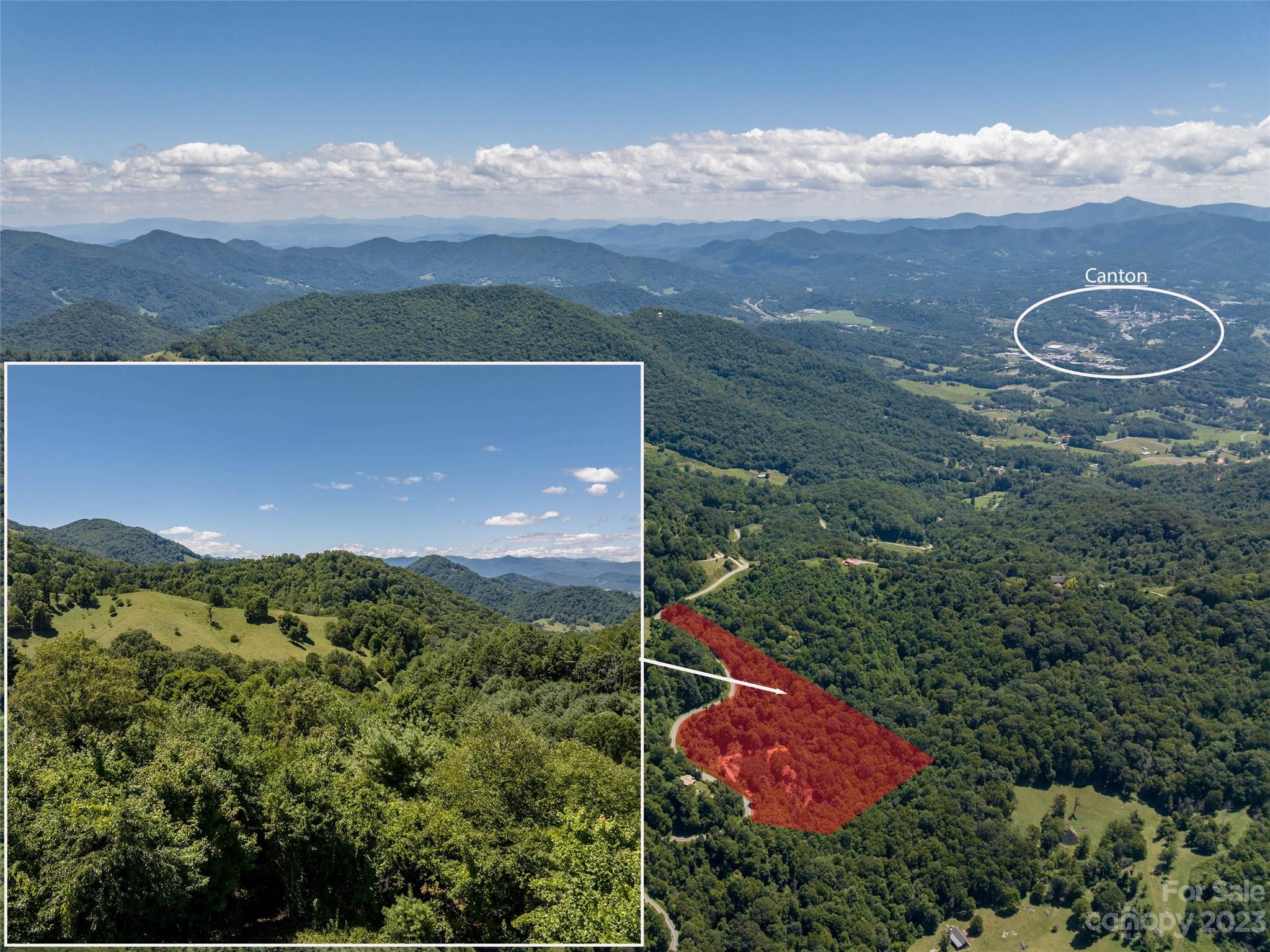 0 Runaway Ridge Clyde, NC 28721 - Photo 26 of 26 an aerial view of a house with a yard