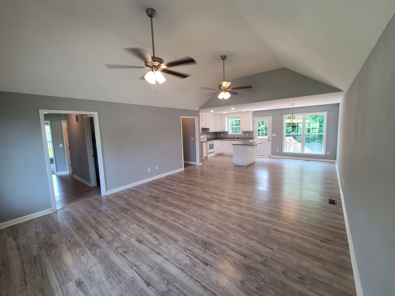 2337 Franklin Hayes Road Pulaski, TN 38478 - Photo 3 of 5 a view of empty room with wooden floor and fan