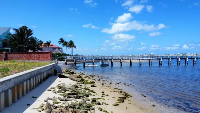 a swimming pool with outdoor space