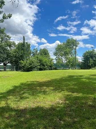 a view of yard with green space
