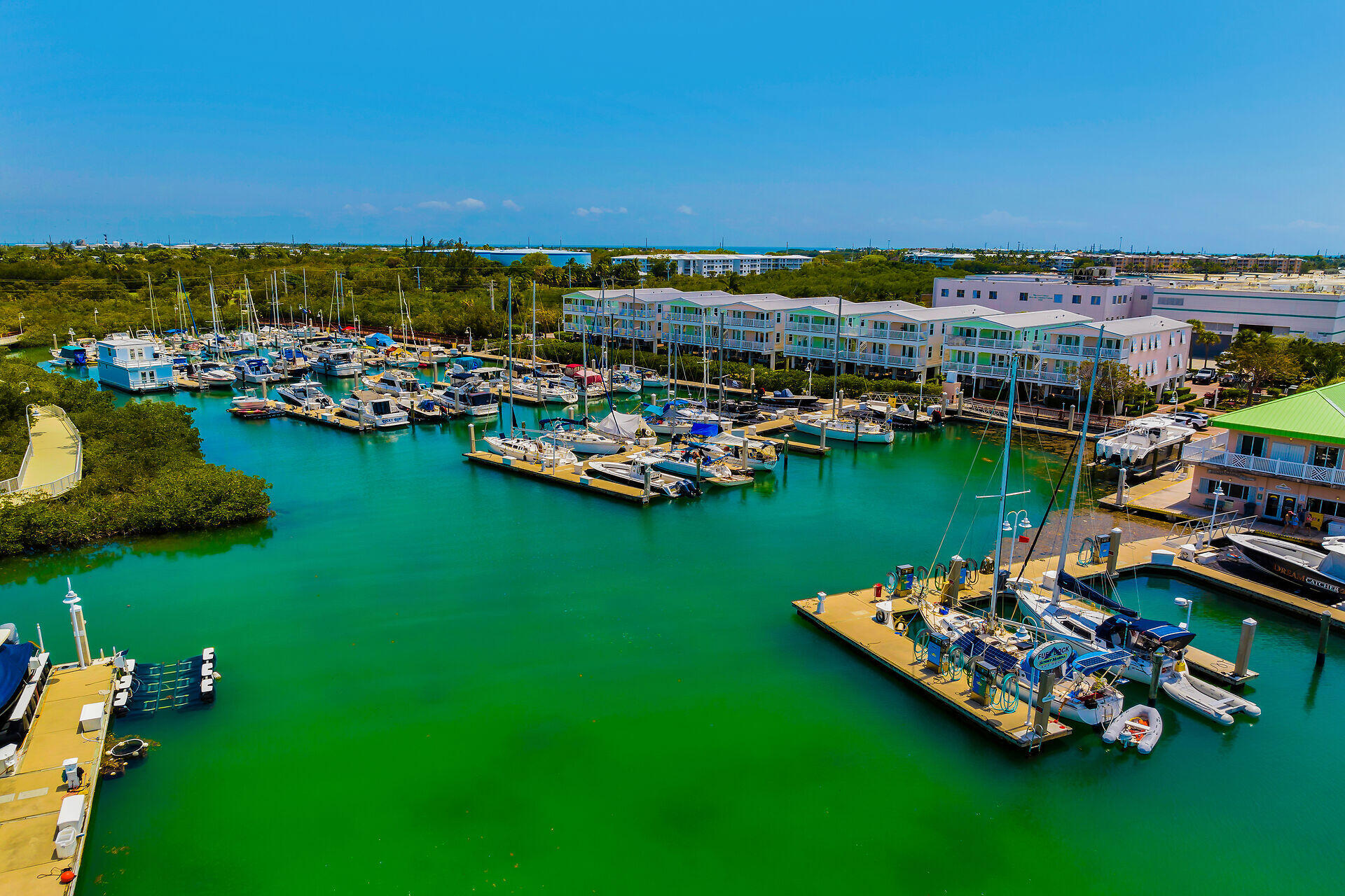 5555 College Road, Unit STARFISH 6 Key West, FL 33040 - Photo 14 of 21 an aerial view of a house with a lake view