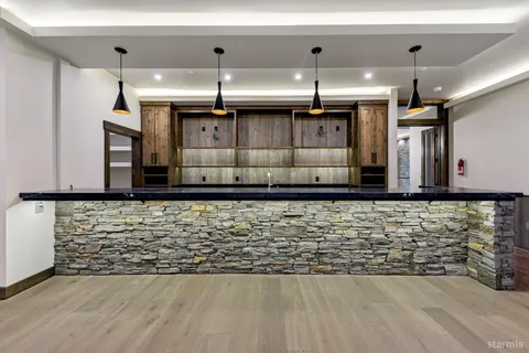 a large parking space in the hotel