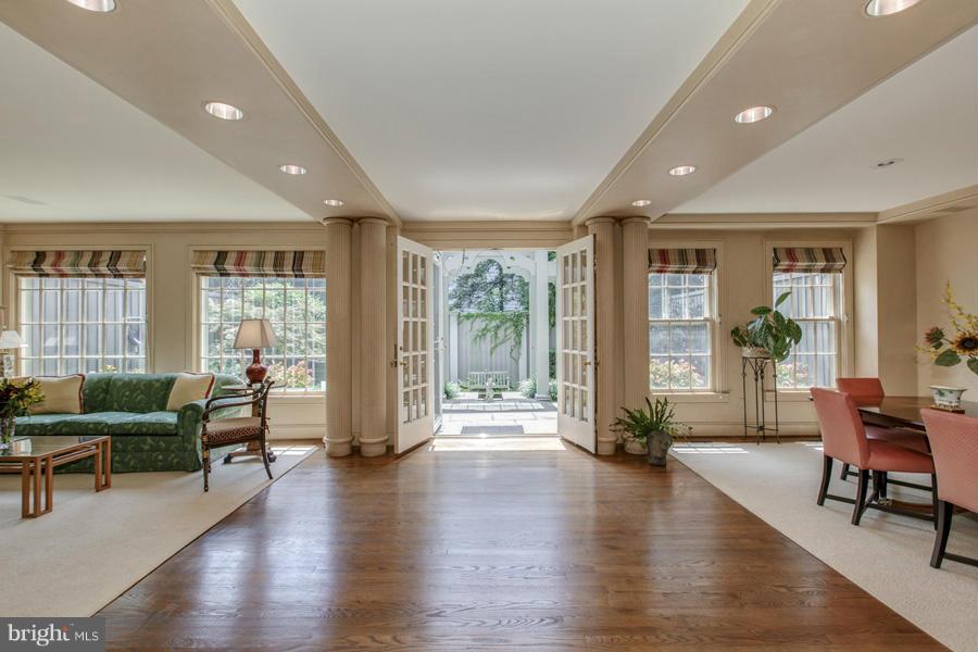 2810 R Street Northwest Washington, DC 20007 - Photo 2 of 14 a living room with furniture and wooden floors