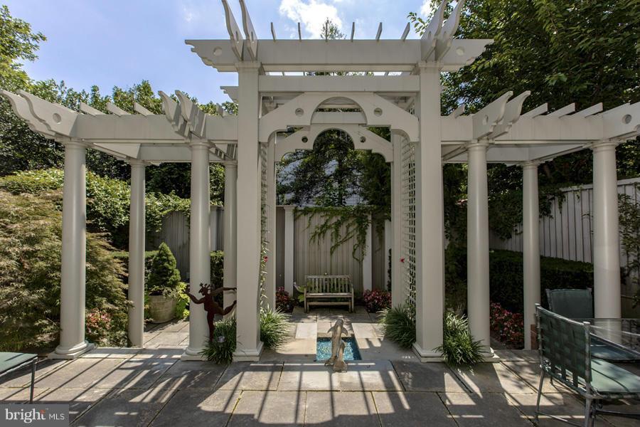 2810 R Street Northwest Washington, DC 20007 - Photo 11 of 14 a view of a house with potted plants
