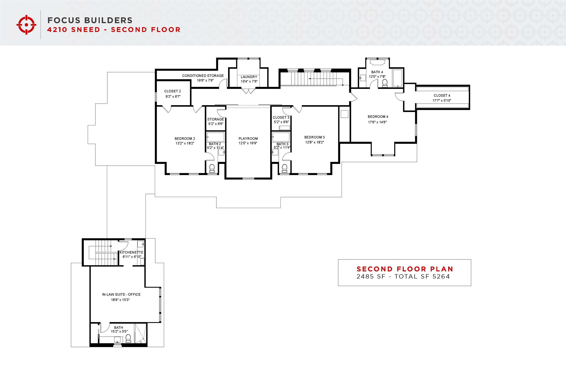 4210 Sneed Road Nashville, TN 37215 - Photo 3 of 3 Second Floor Plan