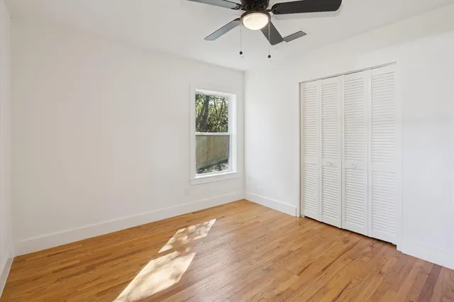 wooden floor in an empty room
