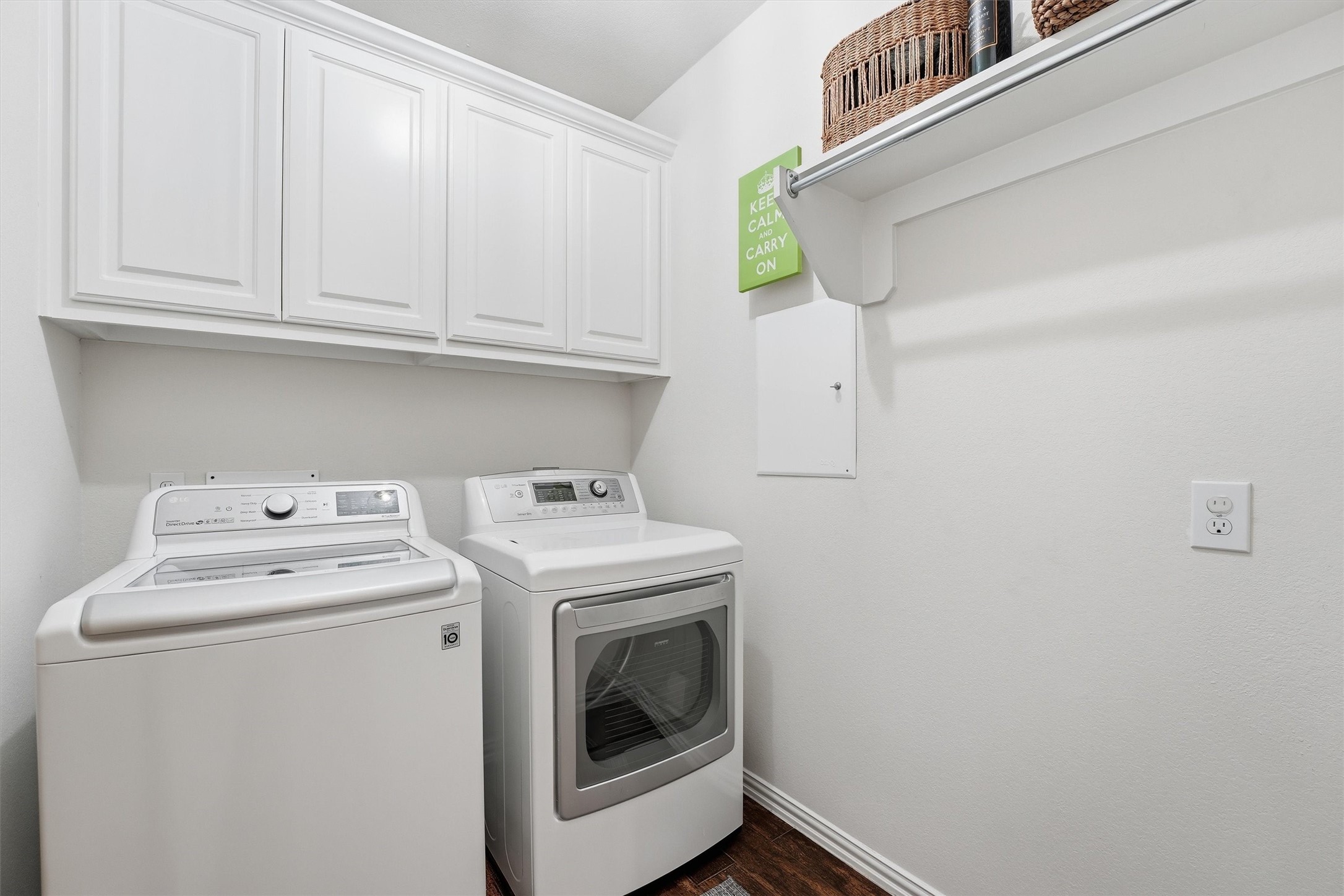 27118 Cross Pointe Court Fulshear, TX 77441 - Photo 13 of 40 Laundry room is close to the secondary bedroom and bathroom, nice for guests