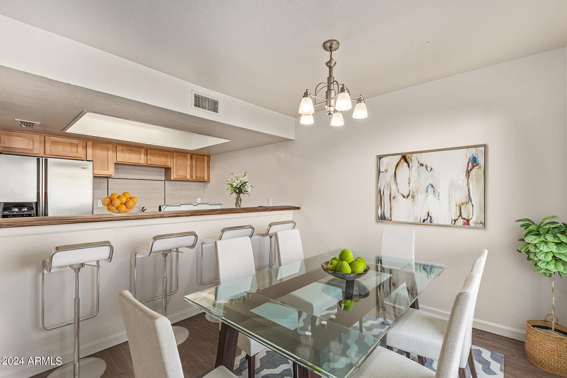 18202 North Cave Creek Road, Unit 228 Phoenix, AZ 85032 - Photo 11 of 31 Dining Area - Virtually Staged