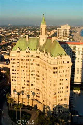 a view of a door with a garden