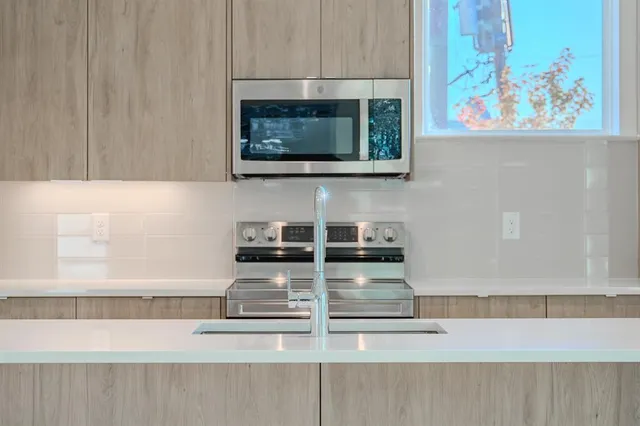 a view of a fireplace