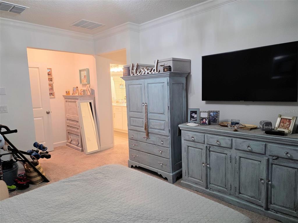 16890 Forge Surf Street Land O Lakes, FL 34638 - Photo 25 of 26 a view of room with wooden floor and flat screen tv