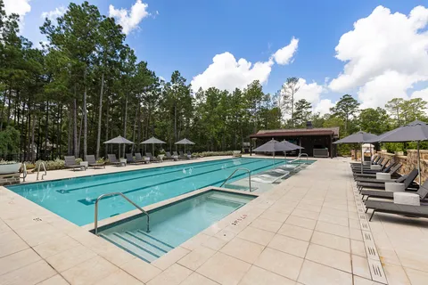 a view of a terrace with sitting area