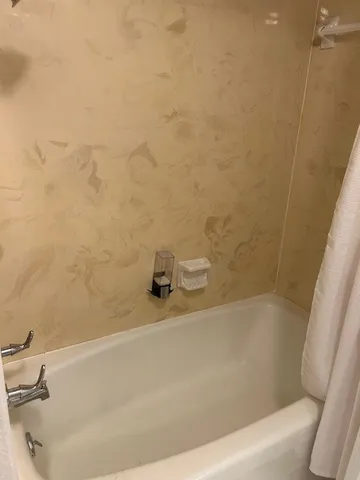 a view of wooden door