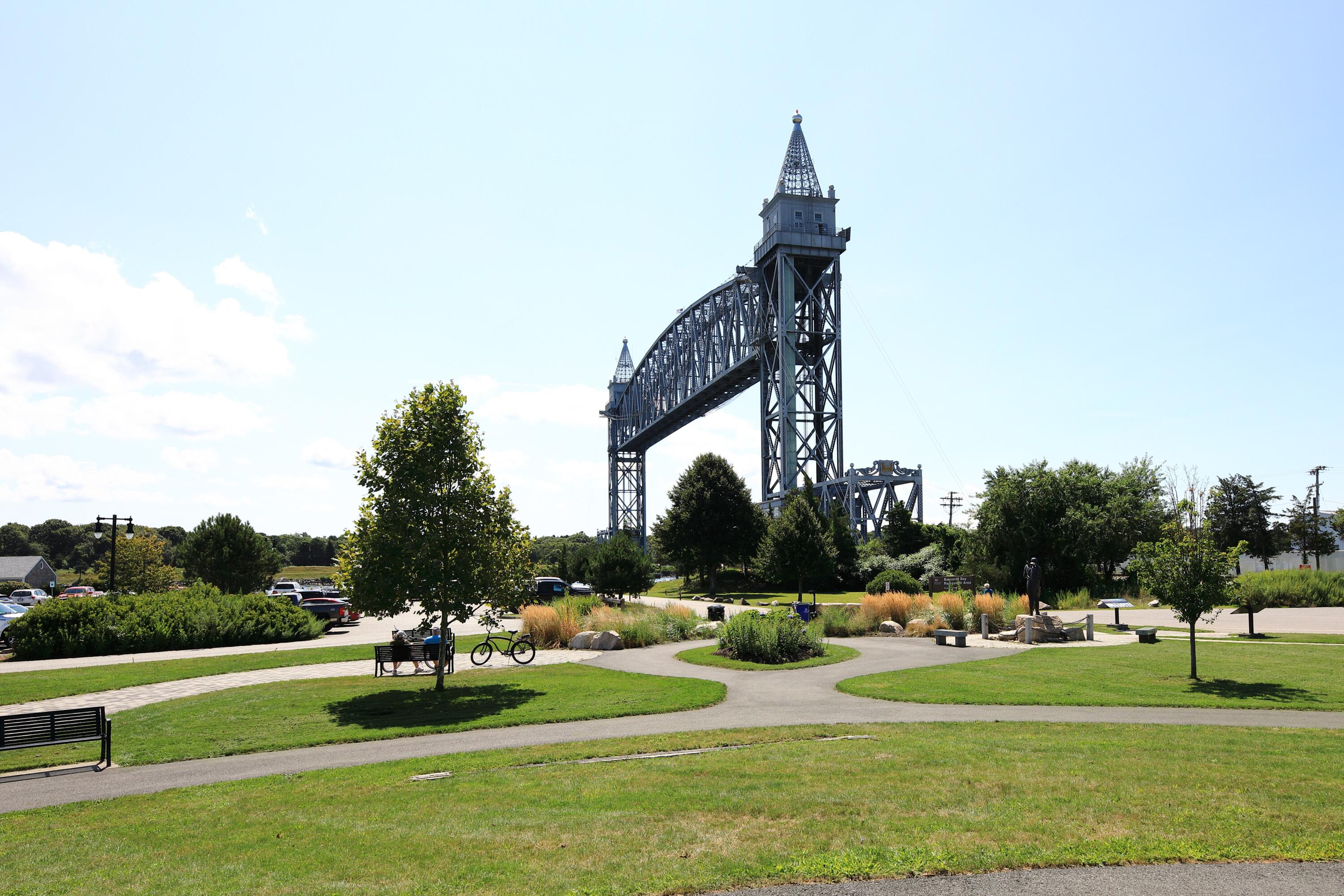 41 Bourne Neck Drive Buzzards Bay, MA 02532 - Photo 49 of 52 a view of grassy field with benches and trees