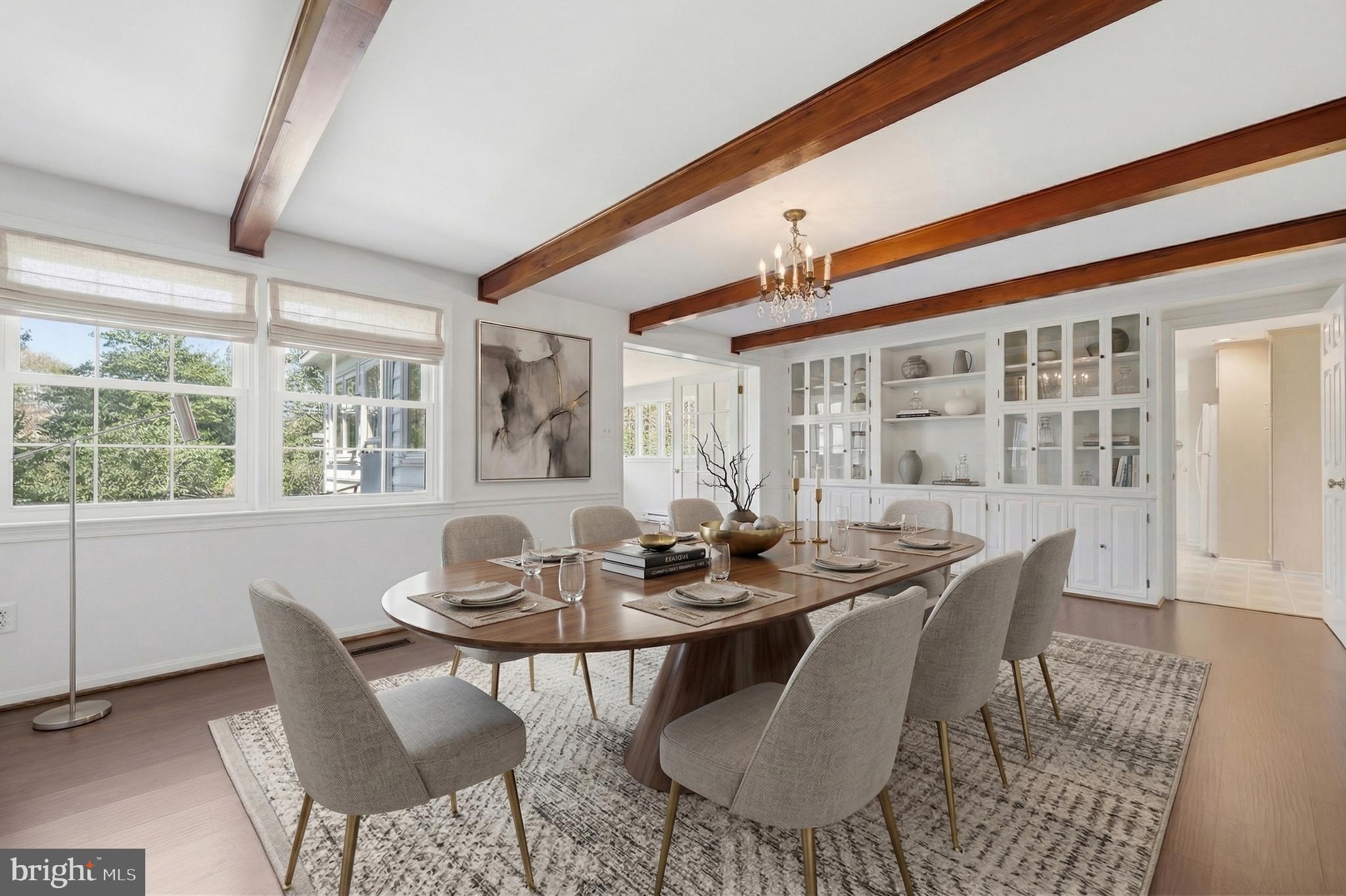 12428 Over Ridge Road Potomac, MD 20854 - Photo 18 of 80 Dining Room - Virtually Staged
