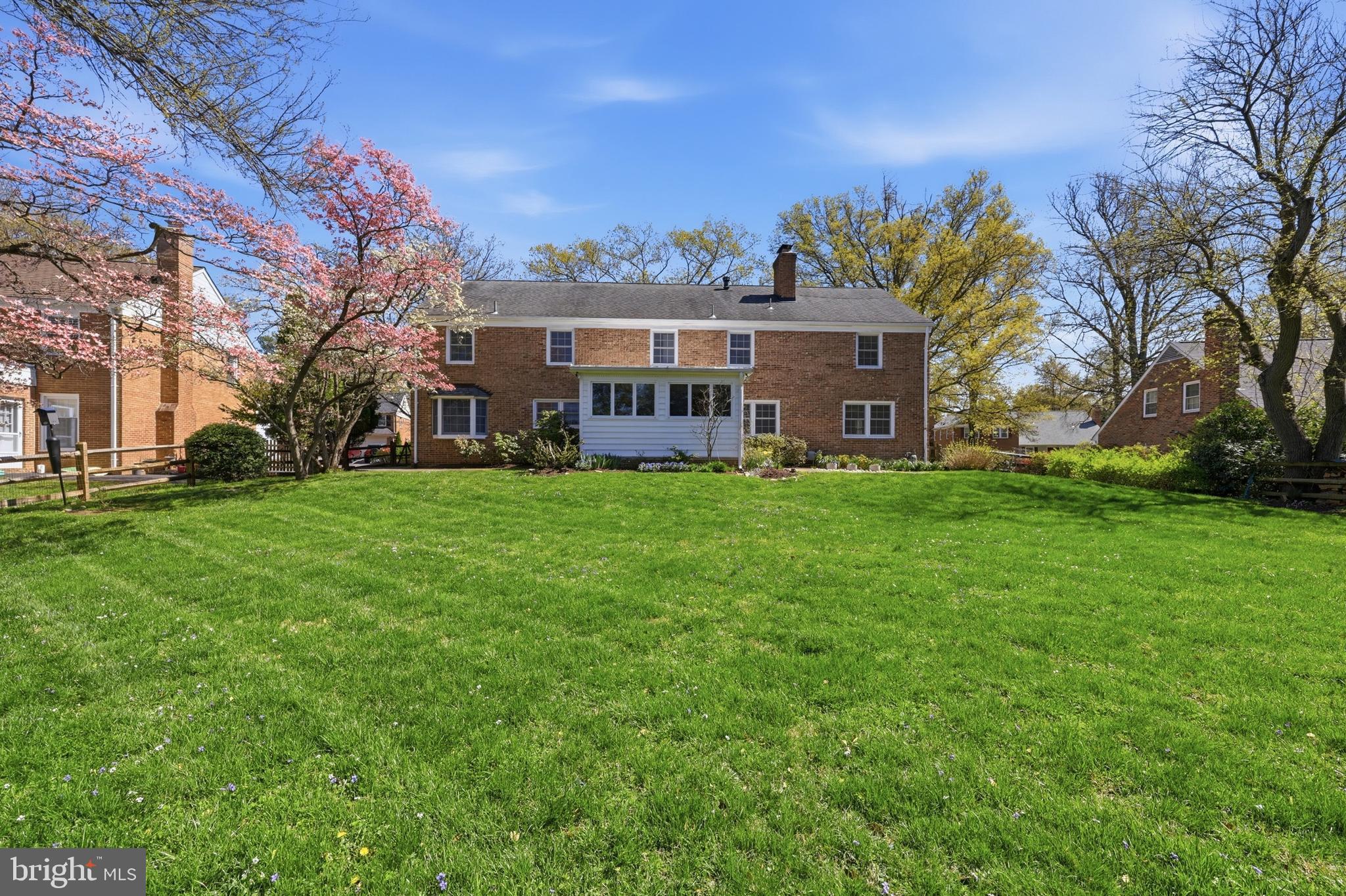 12428 Over Ridge Road Potomac, MD 20854 - Photo 67 of 81 a view of a house with a big yard and large trees